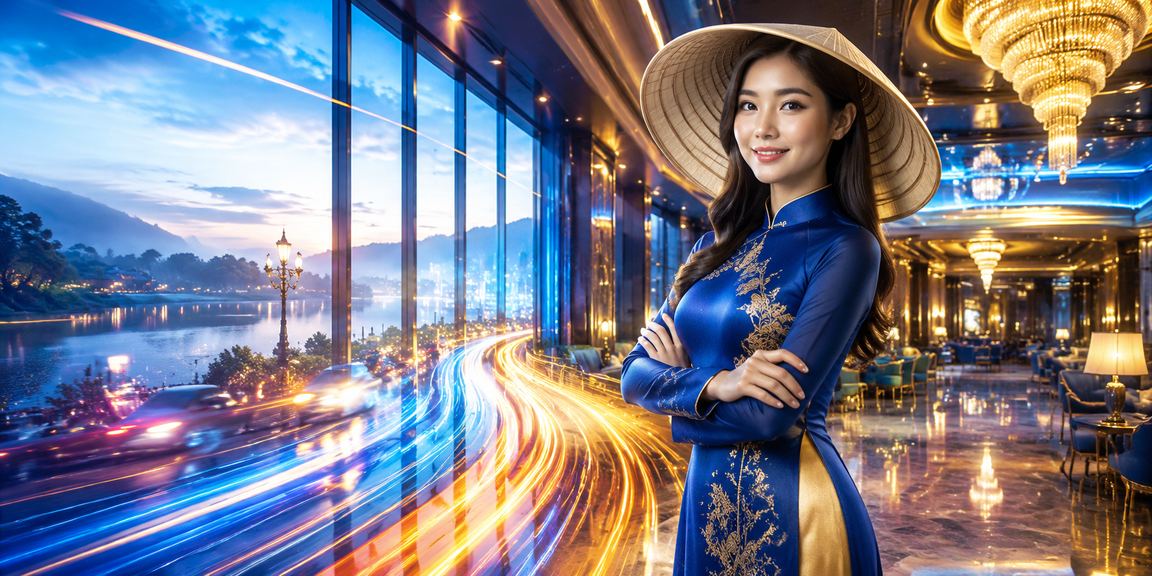 Người đội nón lá tại Đà Lạt xem kèo và nhận khuyến mãi us88 trên điện thoại